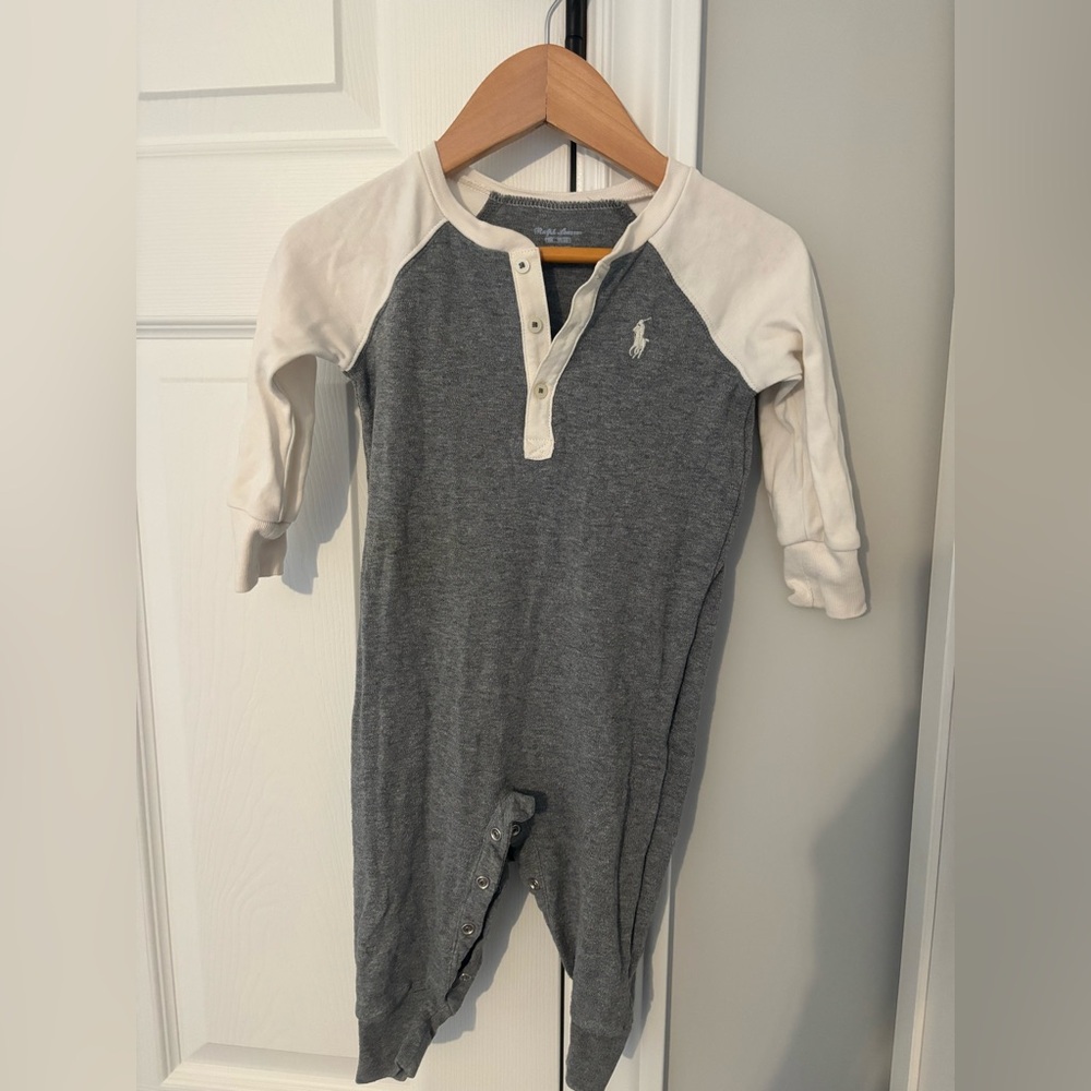 Ralph Lauren one piece baby outfit